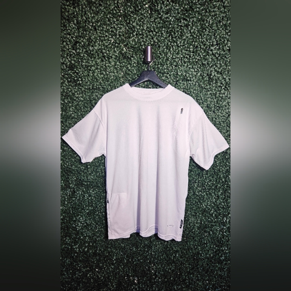 Scottevest Men's Light Gray Short Sleeve Work Out Tee